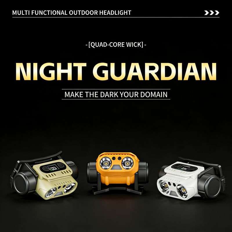The Industrial LED Headlamp with Motion Sensor